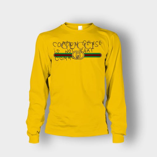 Gucci-Inspired-Hypebeast-Common-Sense-Unisex-Long-Sleeve-Gold