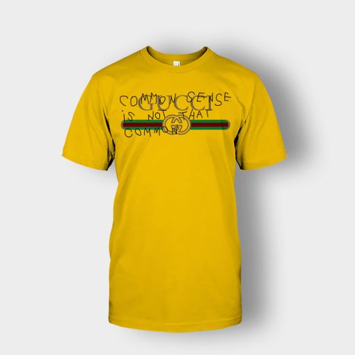 Gucci-Inspired-Hypebeast-Common-Sense-Unisex-T-Shirt-Gold