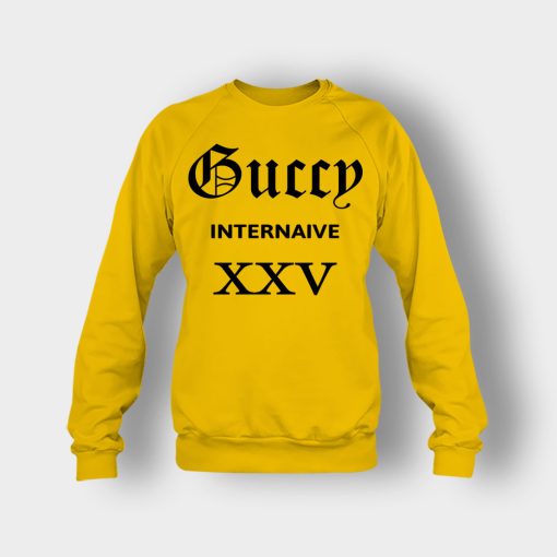 Gucci-Internaive-XXV-Fashion-Crewneck-Sweatshirt-Gold