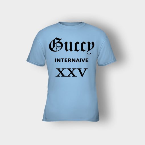 Gucci-Internaive-XXV-Fashion-Kids-T-Shirt-Light-Blue