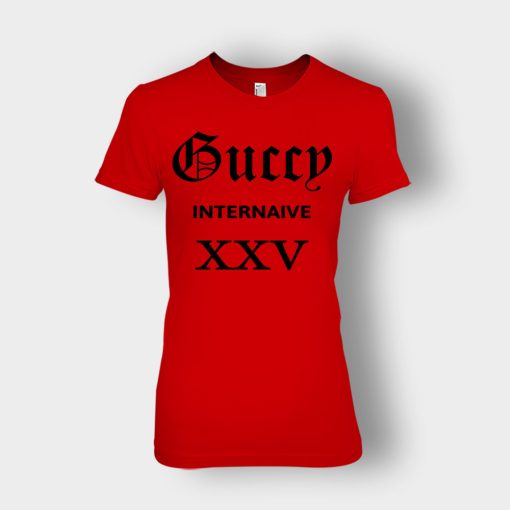 Gucci-Internaive-XXV-Fashion-Ladies-T-Shirt-Red