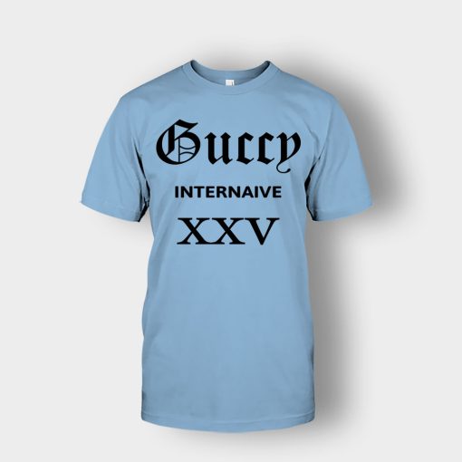 Gucci-Internaive-XXV-Fashion-Unisex-T-Shirt-Light-Blue