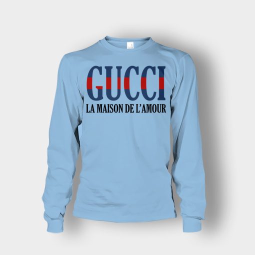 Gucci-La-Maison-De-LAmour-Unisex-Long-Sleeve-Light-Blue