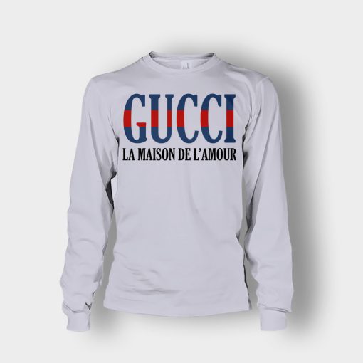 Gucci-La-Maison-De-LAmour-Unisex-Long-Sleeve-Sport-Grey