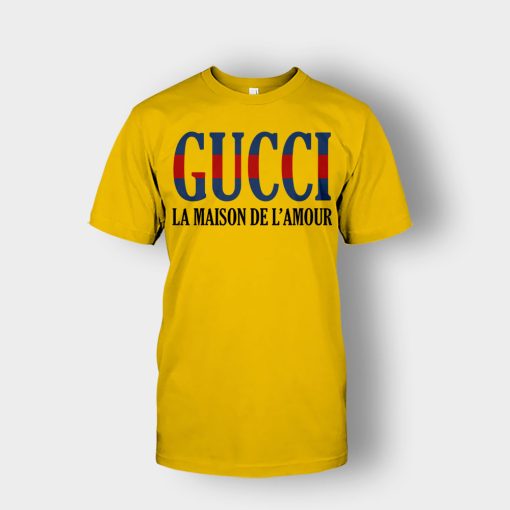 Gucci-La-Maison-De-LAmour-Unisex-T-Shirt-Gold