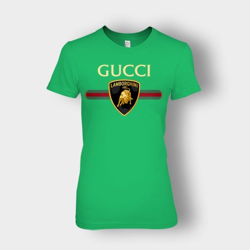 Gucci-Lamborghini-Ladies-T-Shirt-Irish-Green