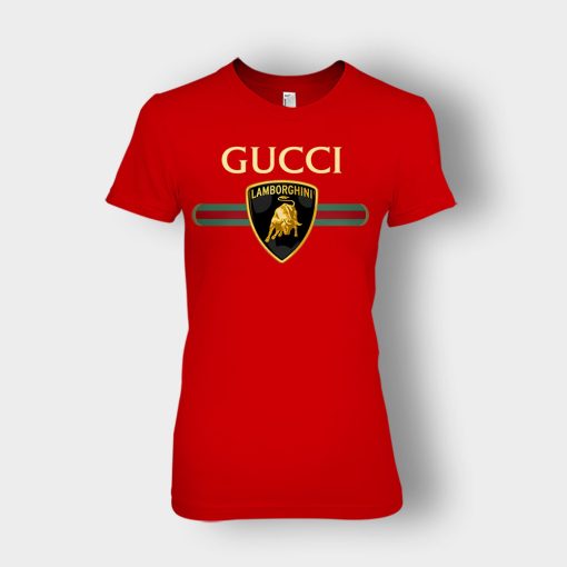 Gucci-Lamborghini-Ladies-T-Shirt-Red