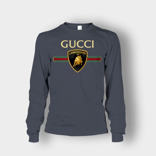 Gucci-Lamborghini-Unisex-Long-Sleeve-Dark-Heather