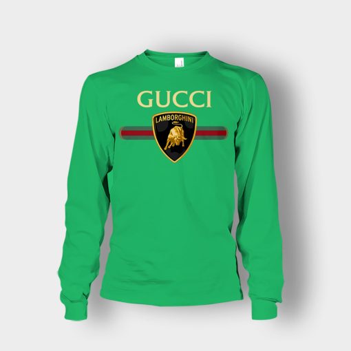 Gucci-Lamborghini-Unisex-Long-Sleeve-Irish-Green