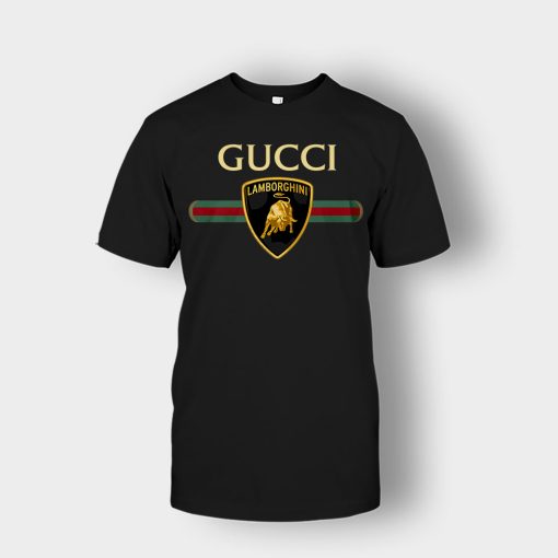 Gucci-Lamborghini-Unisex-T-Shirt-Black