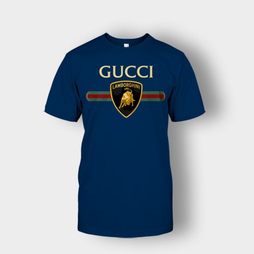 Gucci-Lamborghini-Unisex-T-Shirt-Navy