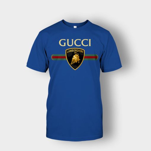 Gucci-Lamborghini-Unisex-T-Shirt-Royal