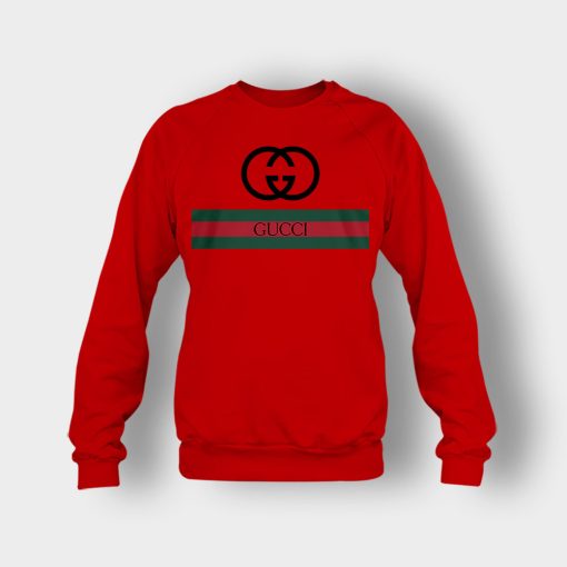 Gucci-Logo-Inspired-Classic-Crewneck-Sweatshirt-Red