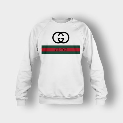 Gucci-Logo-Inspired-Classic-Crewneck-Sweatshirt-White