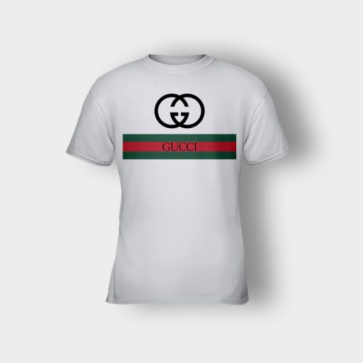 Gucci-Logo-Inspired-Classic-Kids-T-Shirt-Ash