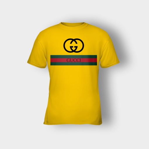 Gucci-Logo-Inspired-Classic-Kids-T-Shirt-Gold