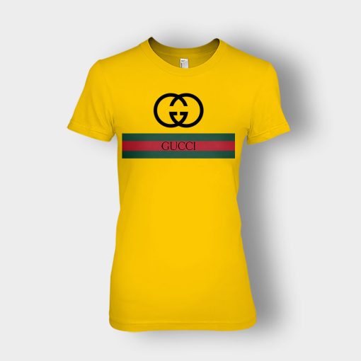 Gucci-Logo-Inspired-Classic-Ladies-T-Shirt-Gold