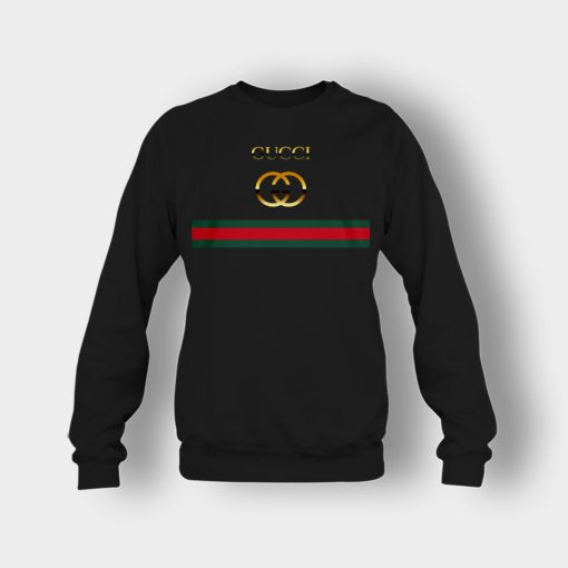 Gucci-Logo-Vintage-Crewneck-Sweatshirt-Black