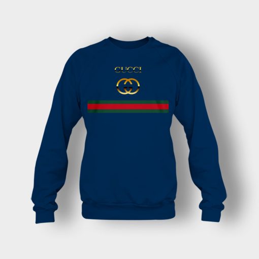 Gucci-Logo-Vintage-Crewneck-Sweatshirt-Navy