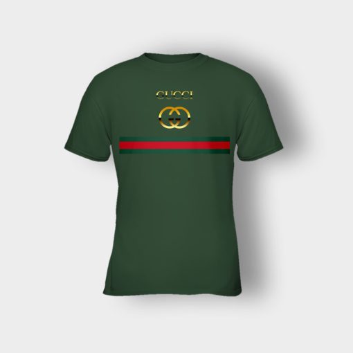 Gucci-Logo-Vintage-Kids-T-Shirt-Forest