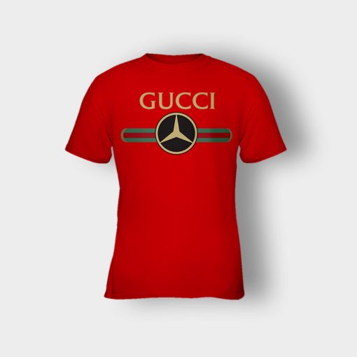 Gucci-Mercedes-Kids-T-Shirt-Red