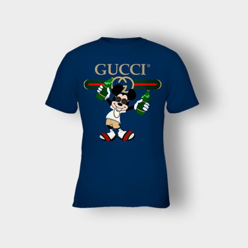 Gucci-Mickey-Mouse-Top-Trending-Kids-T-Shirt-Navy