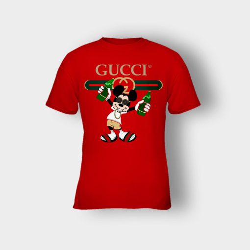 Gucci-Mickey-Mouse-Top-Trending-Kids-T-Shirt-Red