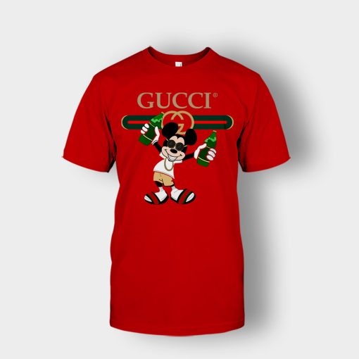 Gucci-Mickey-Mouse-Top-Trending-Unisex-T-Shirt-Red