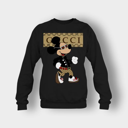 Gucci-Mickey-Mouse-Walking-Disney-Crewneck-Sweatshirt-Black