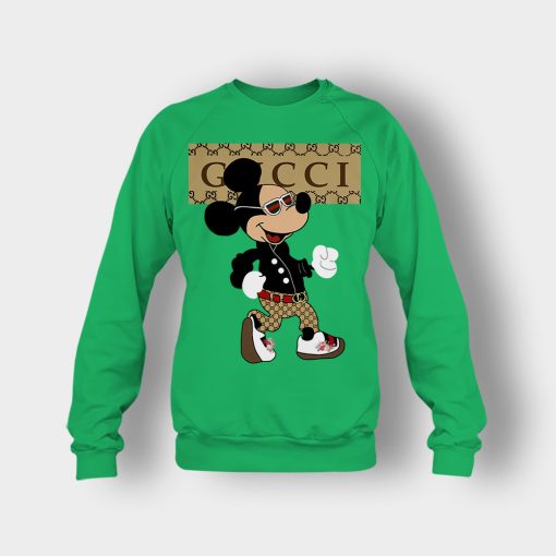 Gucci-Mickey-Mouse-Walking-Disney-Crewneck-Sweatshirt-Irish-Green