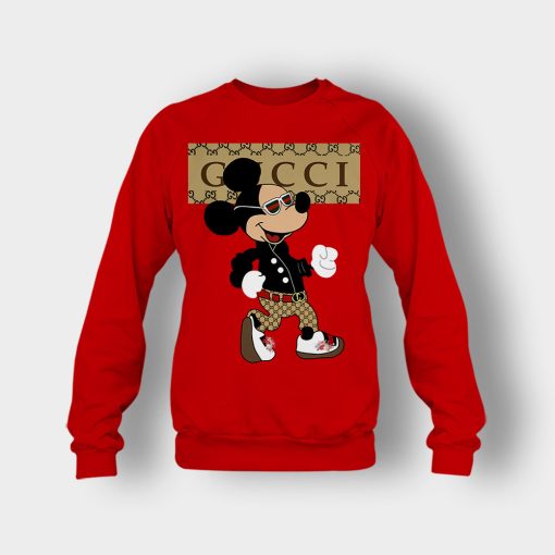 Gucci-Mickey-Mouse-Walking-Disney-Crewneck-Sweatshirt-Red