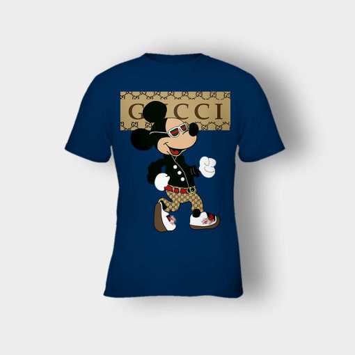 Gucci-Mickey-Mouse-Walking-Disney-Kids-T-Shirt-Navy