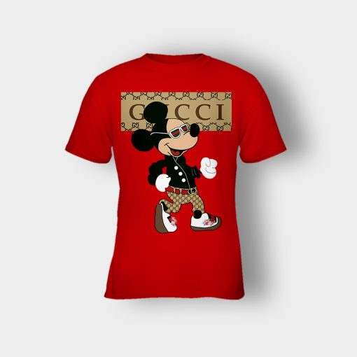 Gucci-Mickey-Mouse-Walking-Disney-Kids-T-Shirt-Red