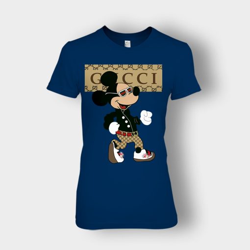 Gucci-Mickey-Mouse-Walking-Disney-Ladies-T-Shirt-Navy