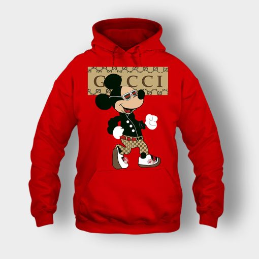 Gucci-Mickey-Mouse-Walking-Disney-Unisex-Hoodie-Red