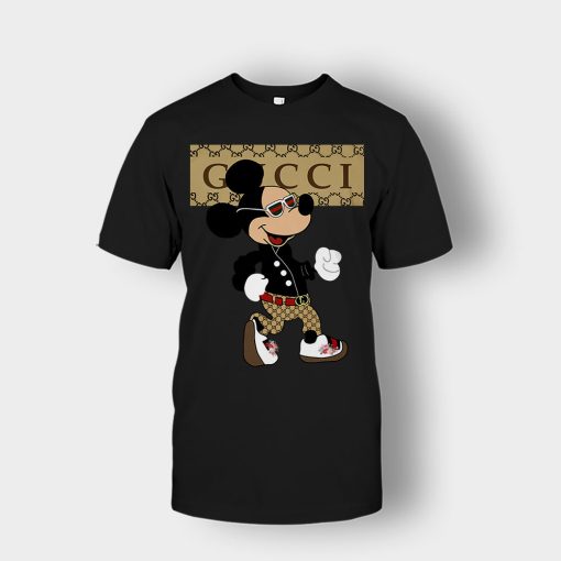 Gucci-Mickey-Mouse-Walking-Disney-Unisex-T-Shirt-Black