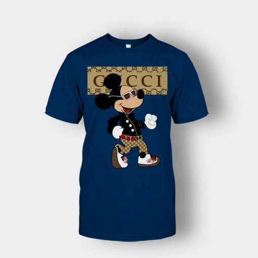 Gucci-Mickey-Mouse-Walking-Disney-Unisex-T-Shirt-Navy