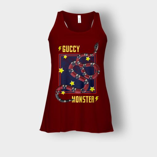 Gucci-Monster-Inspired-Bella-Womens-Flowy-Tank-Maroon