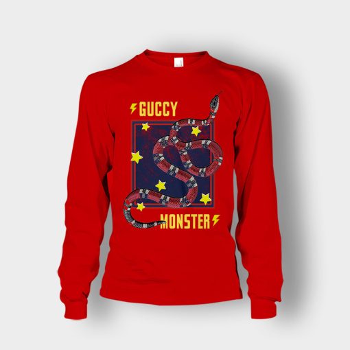 Gucci-Monster-Inspired-Unisex-Long-Sleeve-Red