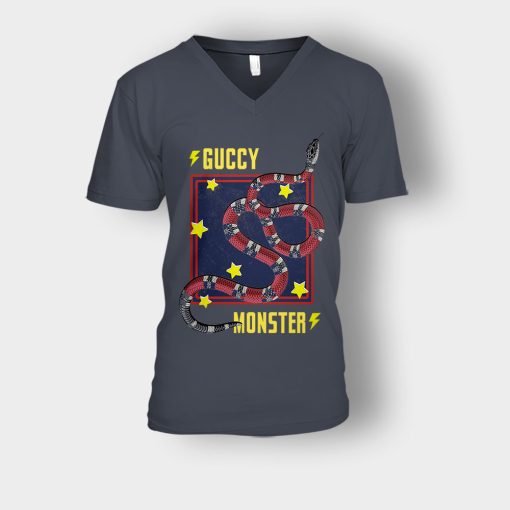 Gucci-Monster-Inspired-Unisex-V-Neck-T-Shirt-Dark-Heather