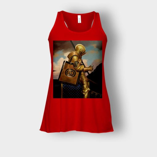 Gucci-Painting-Warrior-Inspired-Bella-Womens-Flowy-Tank-Red