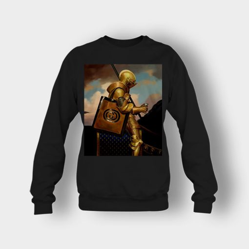 Gucci-Painting-Warrior-Inspired-Crewneck-Sweatshirt-Black