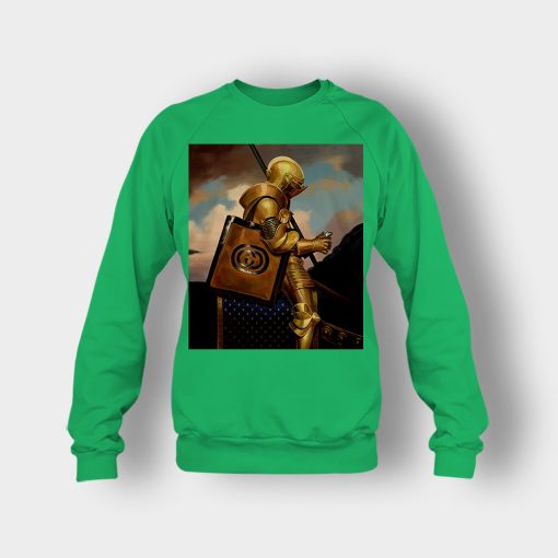 Gucci-Painting-Warrior-Inspired-Crewneck-Sweatshirt-Irish-Green