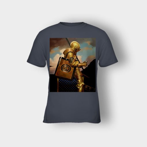 Gucci-Painting-Warrior-Inspired-Kids-T-Shirt-Dark-Heather