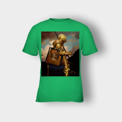 Gucci-Painting-Warrior-Inspired-Kids-T-Shirt-Irish-Green