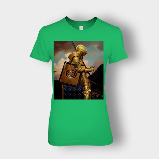 Gucci-Painting-Warrior-Inspired-Ladies-T-Shirt-Irish-Green