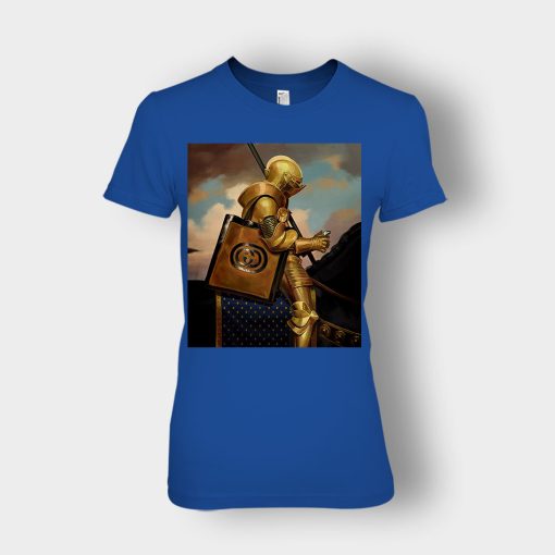 Gucci-Painting-Warrior-Inspired-Ladies-T-Shirt-Royal