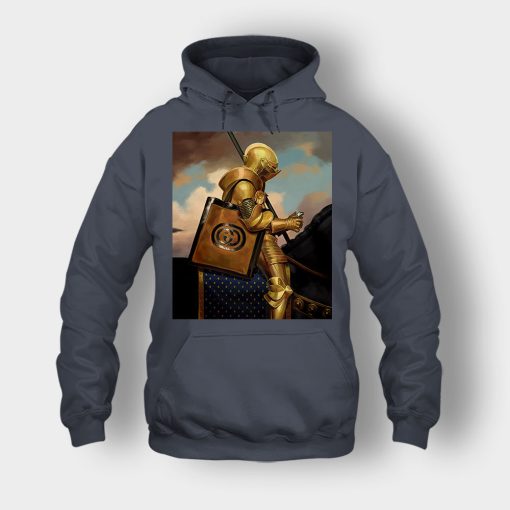 Gucci-Painting-Warrior-Inspired-Unisex-Hoodie-Dark-Heather