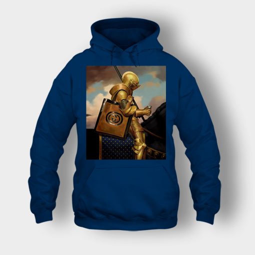 Gucci-Painting-Warrior-Inspired-Unisex-Hoodie-Navy