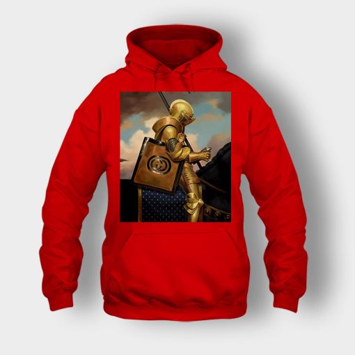 Gucci-Painting-Warrior-Inspired-Unisex-Hoodie-Red